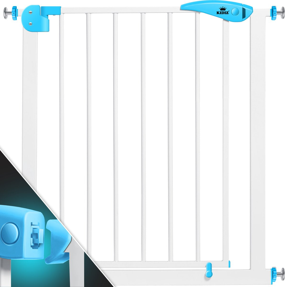 Barrière de sécurité escalier 74-87 cm Extensible - sans perçage