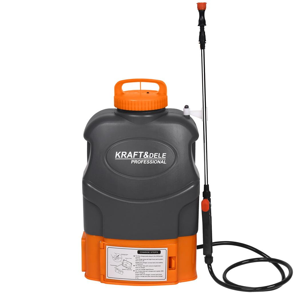 Pulvérisateur électrique sur batterie 16L 12V 8Ah + 4 buses