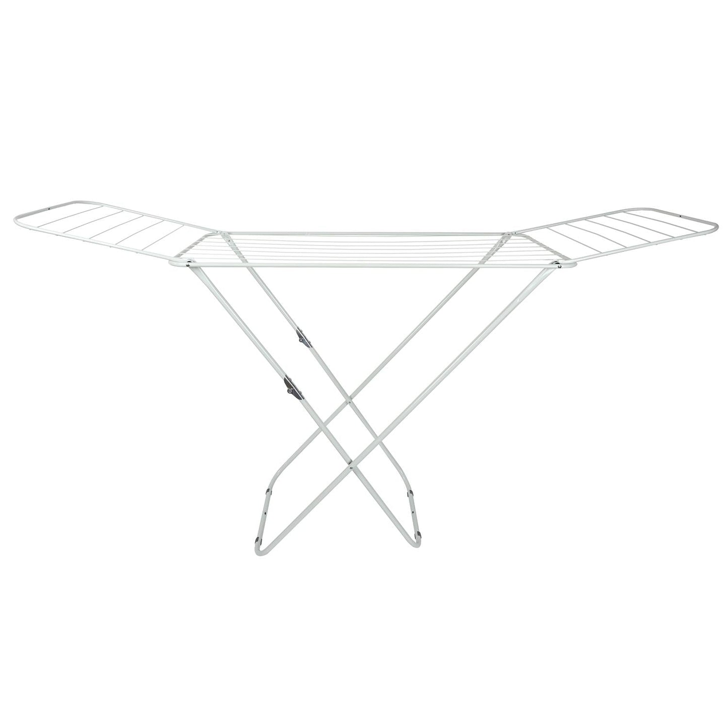 Séchoir À Linge Pliable Etendoir À Ailes En Métal Silver À Poser 18 Mètres