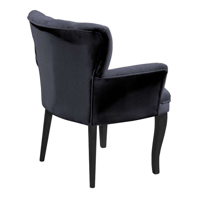 Fauteuil Samara tissu gris antique 67x62x78cm