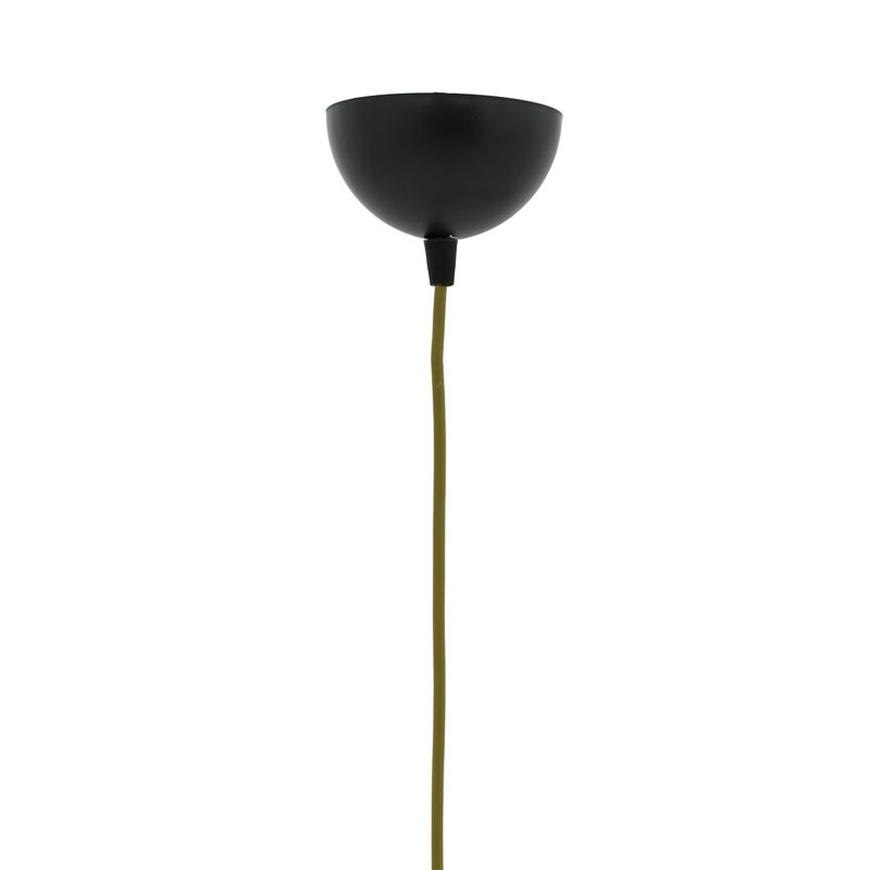 Plafonnier suspension luminaire Florian E27 noir-or D23x66cm