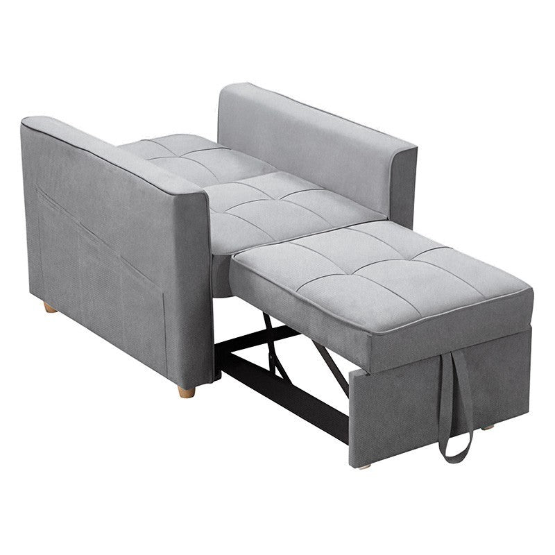 Fauteuil-lit Commit tissu couleur gris 82x93x90cm
