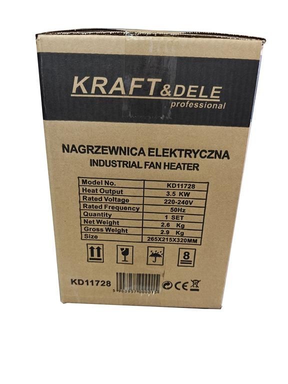 Chauffage Radiateur de chantier électrique 3,5 kW 230 V