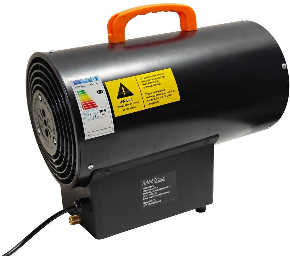Chauffage de chantier au gaz 20 kW