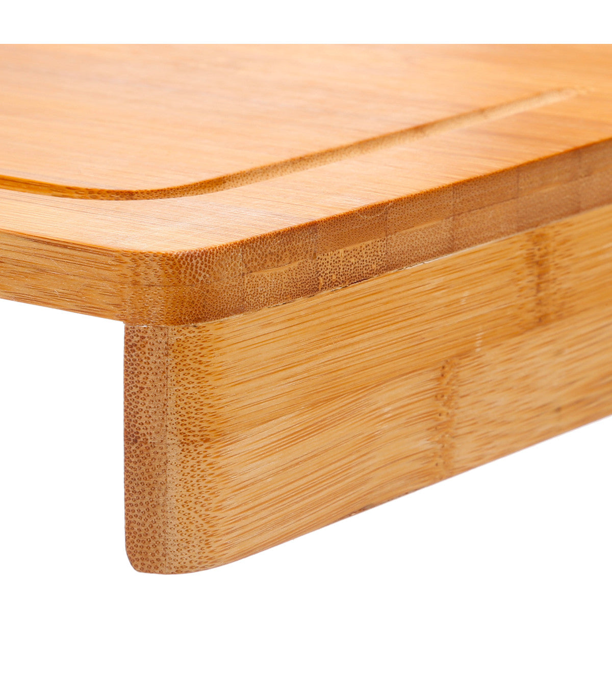 Planche à découper avec rebord en bambou 45x34x5cm