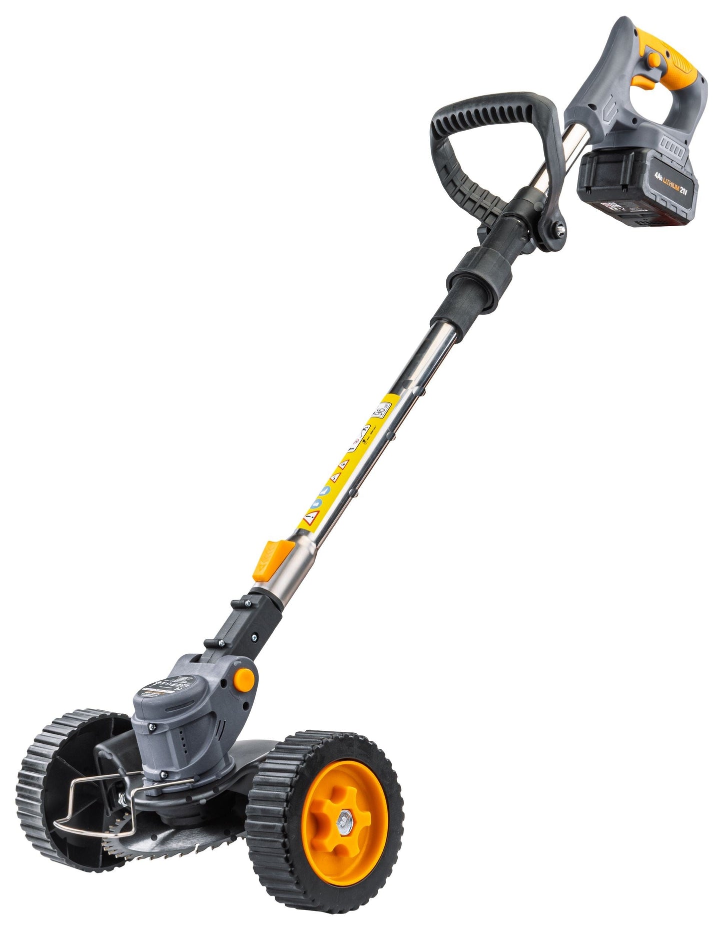 Coupe bordure électrique débroussailleuse avec roue sur batterie 1000 W