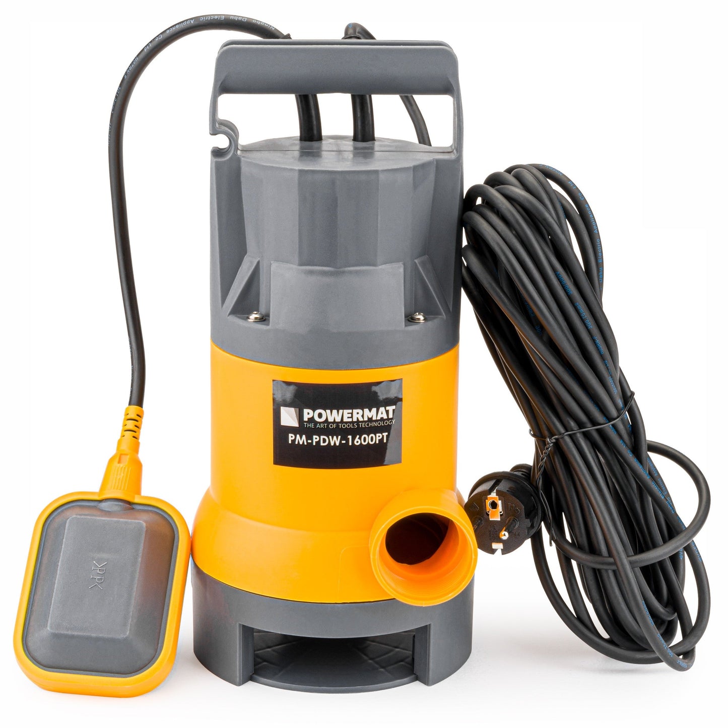 Pompe vide cave submersible avec flotteur pour eaux sales propres, fosses septiques, 1600W