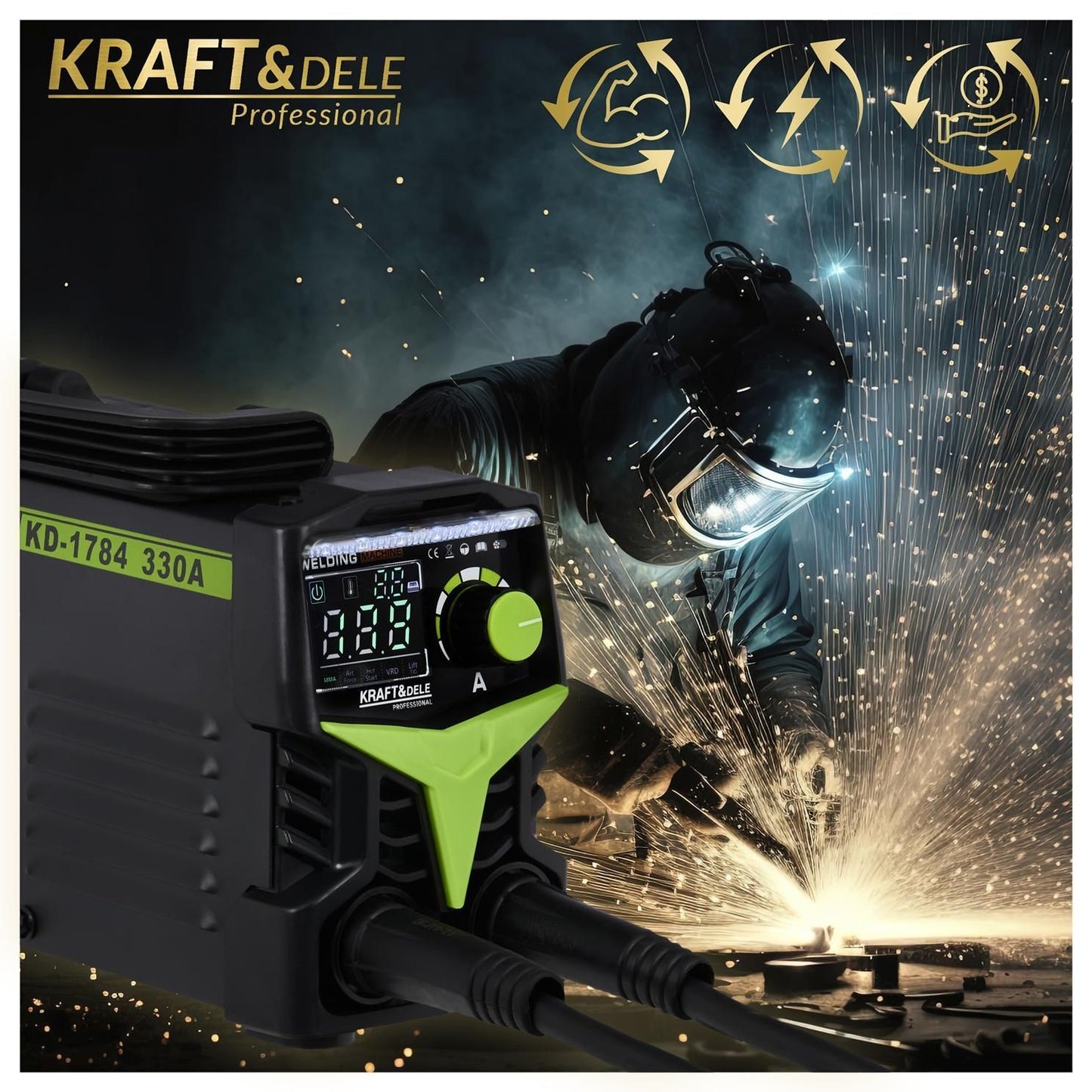 Poste à souder à onduleur 330A MMA TIG LIFT VRD