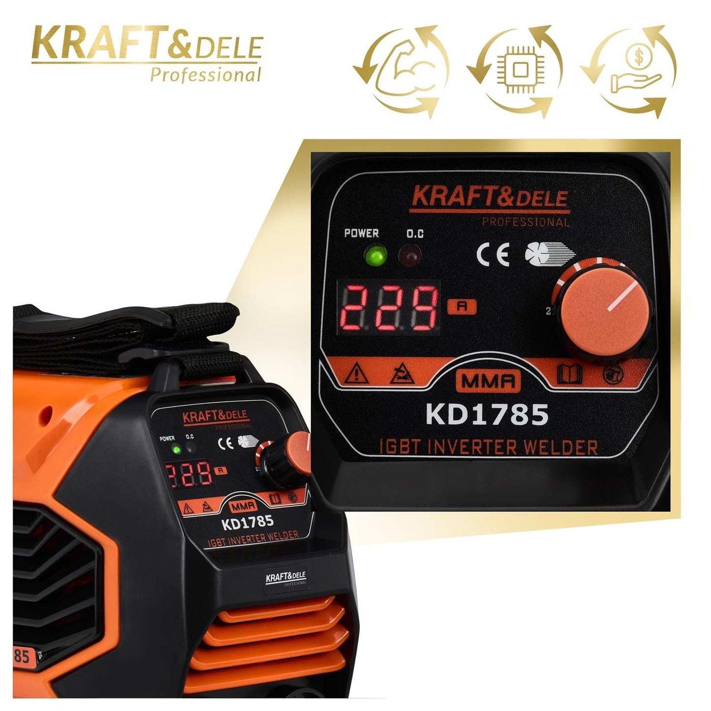 Poste à souder à onduleur 330A MMA TIG LIFT VRD