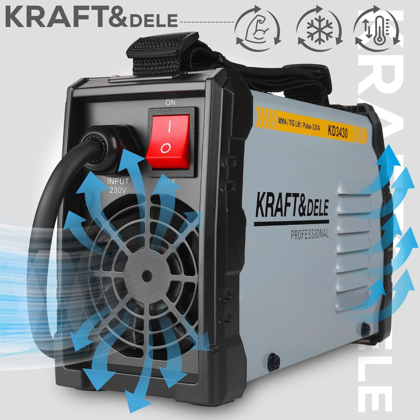 Poste à souder MMA à onduleur TigLift Pulse 330A