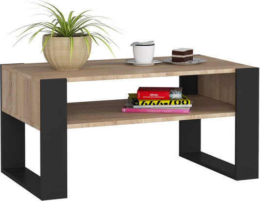 Table Basse bois Chêne Sonoma 92x53x45 Cm