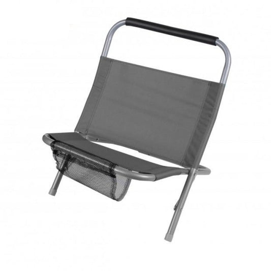 Fauteuil  chaise Cale Dos De Plage Anthracite  48X40XH60CM
