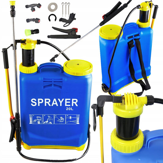 Pulvérisateur sac dos jardin à pression lance 20L 4 bar
