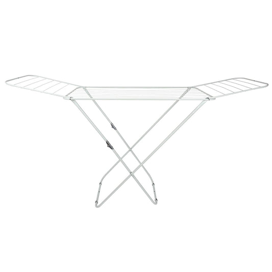 Séchoir À Linge Pliable Etendoir À Ailes En Métal Silver À Poser 18 Mètres