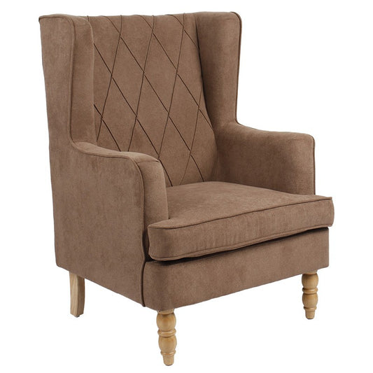 Fauteuil Efficient tissu Marron 72x97x100cm