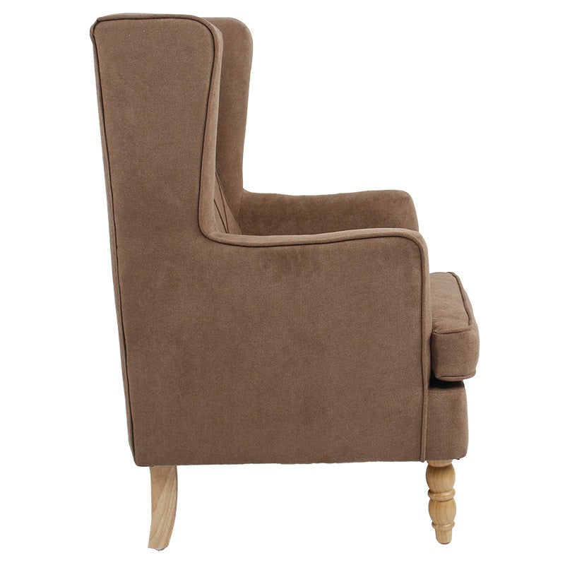 Fauteuil Efficient tissu Marron 72x97x100cm