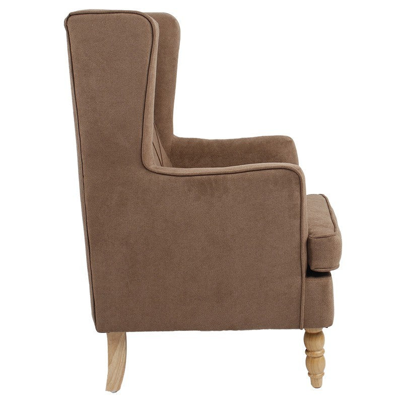 Fauteuil Efficient tissu Marron 72x97x100cm