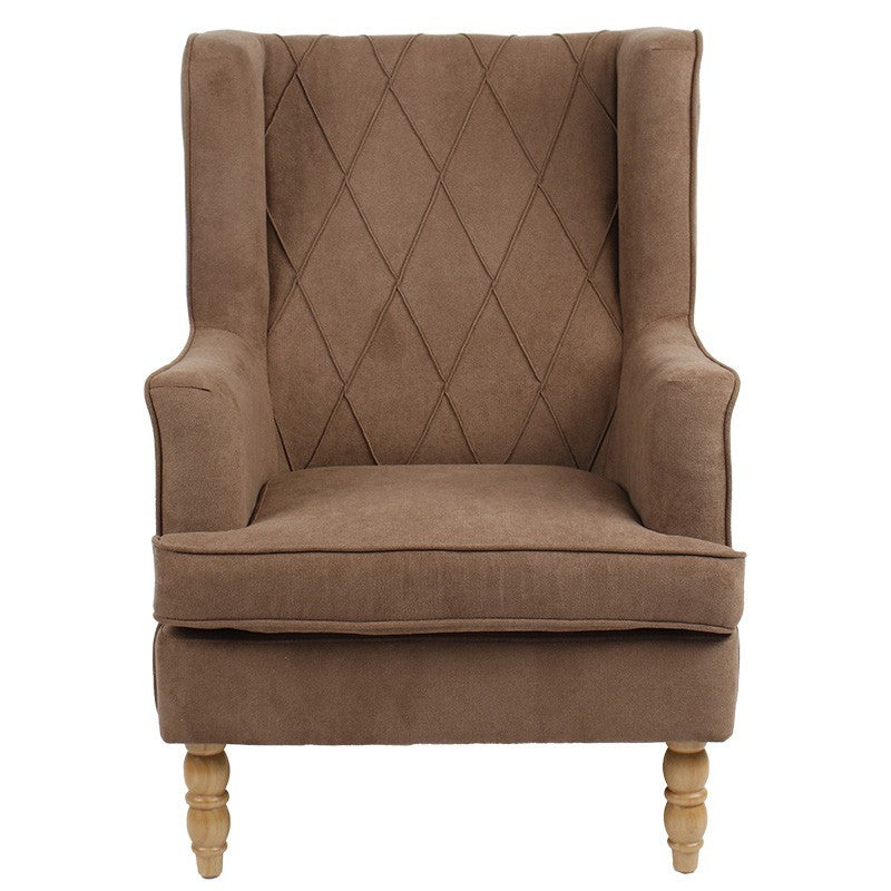 Fauteuil Efficient tissu Marron 72x97x100cm