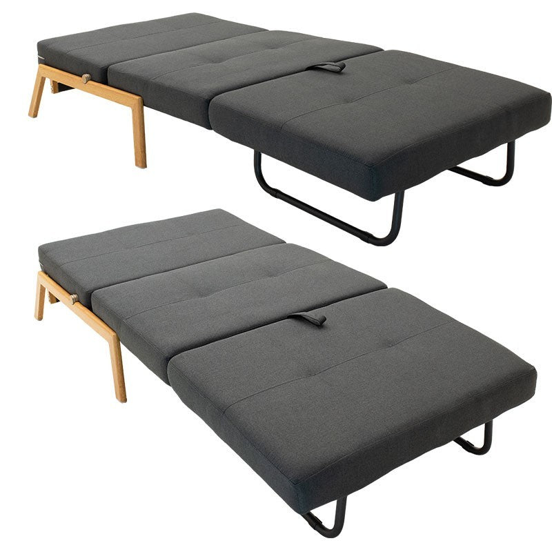 Fauteuil-lit Fancy avec tissu anthracite 95x98x70cm