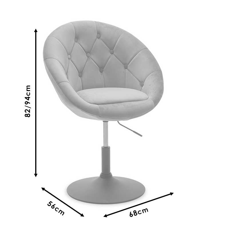 Fauteuil relevable Ivy velours couleur bordeaux-noir 68x56x82-94cm