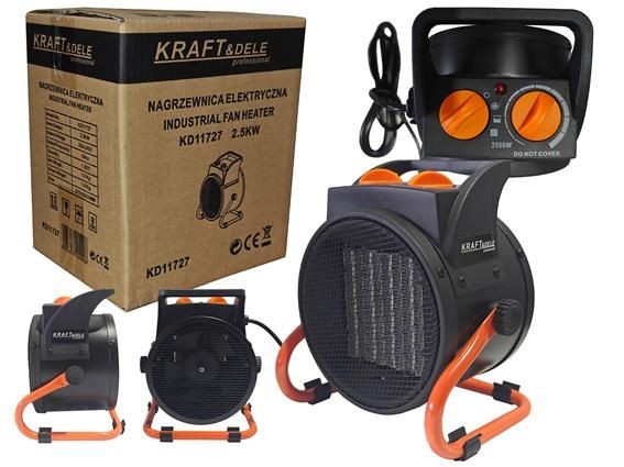 Chauffage Radiateur électrique de chantier  2,5 kW 230 V
