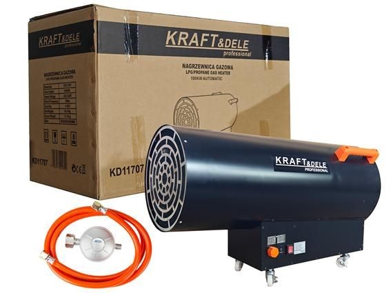 Chauffage chantier au gaz 100 kW + réducteur AUTOMAT