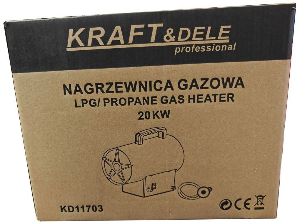 Chauffage de chantier au gaz 20 kW