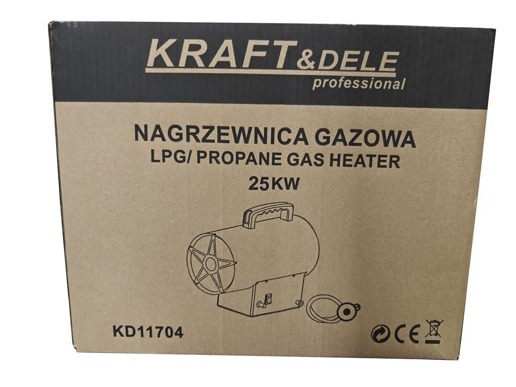 Chauffage de chantier au gaz 25 kW