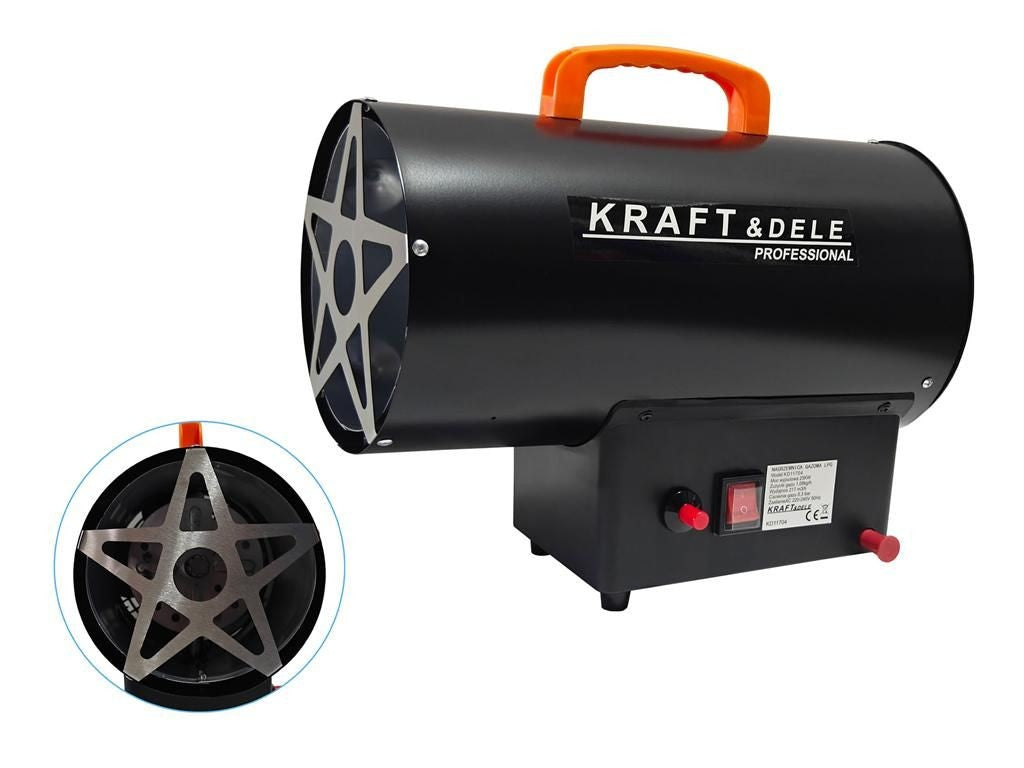Chauffage de chantier au gaz 25 kW