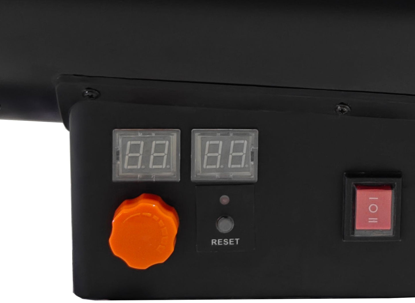 Chauffage de chantier au gaz 25 kW + Thermostat + Réducteur