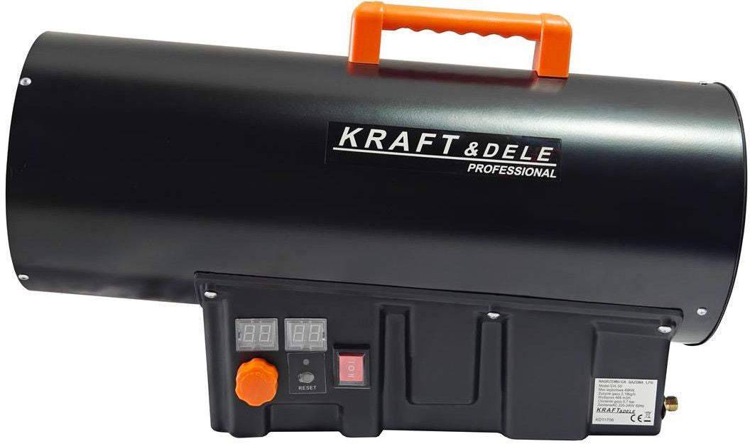 Chauffage de chantier au gaz 45 kW Thermostat
