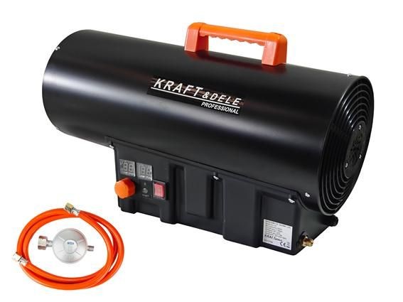 Chauffage de chantier au gaz 45 kW Thermostat