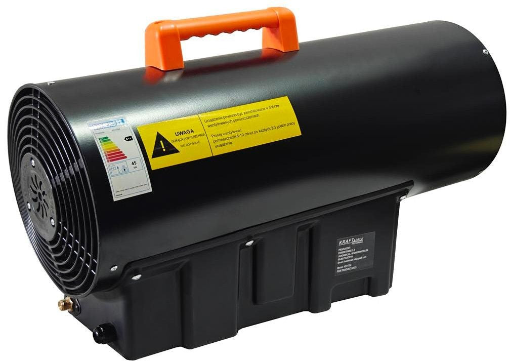 Chauffage de chantier au gaz 45 kW Thermostat