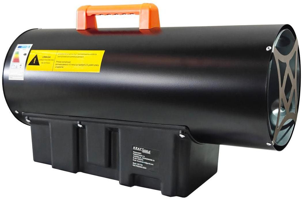 Chauffage de chantier au gaz 45 kW Thermostat