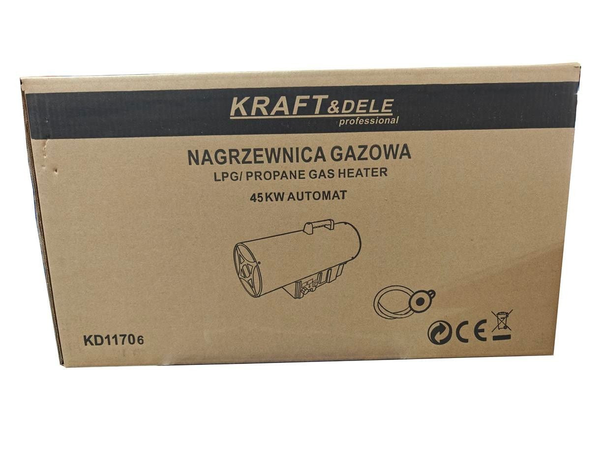 Chauffage de chantier au gaz 45 kW Thermostat