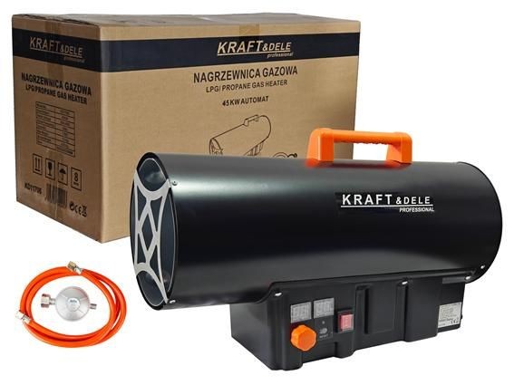 Chauffage de chantier au gaz 45 kW Thermostat
