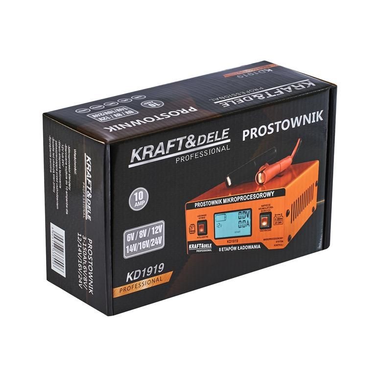 Chargeur de batterie REDRESSEUR À MICROPROCESSEUR 10 A 6/8/12/14/16/24 V