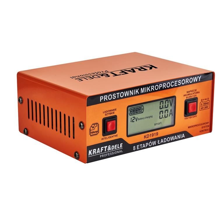 Chargeur de batterie REDRESSEUR À MICROPROCESSEUR 10 A 6/8/12/14/16/24 V