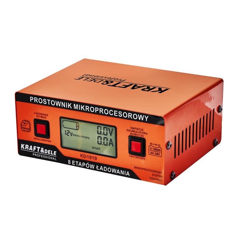 Chargeur de batterie REDRESSEUR À MICROPROCESSEUR 10 A 6/8/12/14/16/24 V