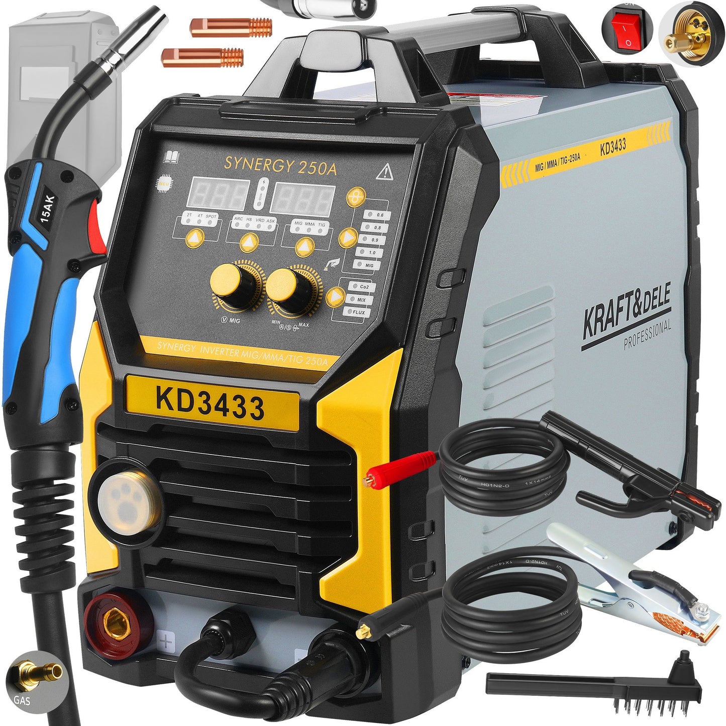 Poste à souder inverseur MIG/MAG, MMA, Lift-TIG