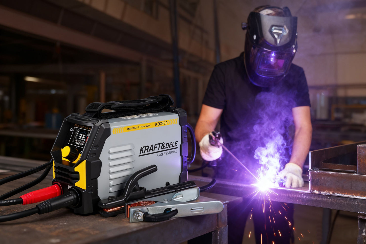 Poste à souder MMA à onduleur TigLift Pulse 330A