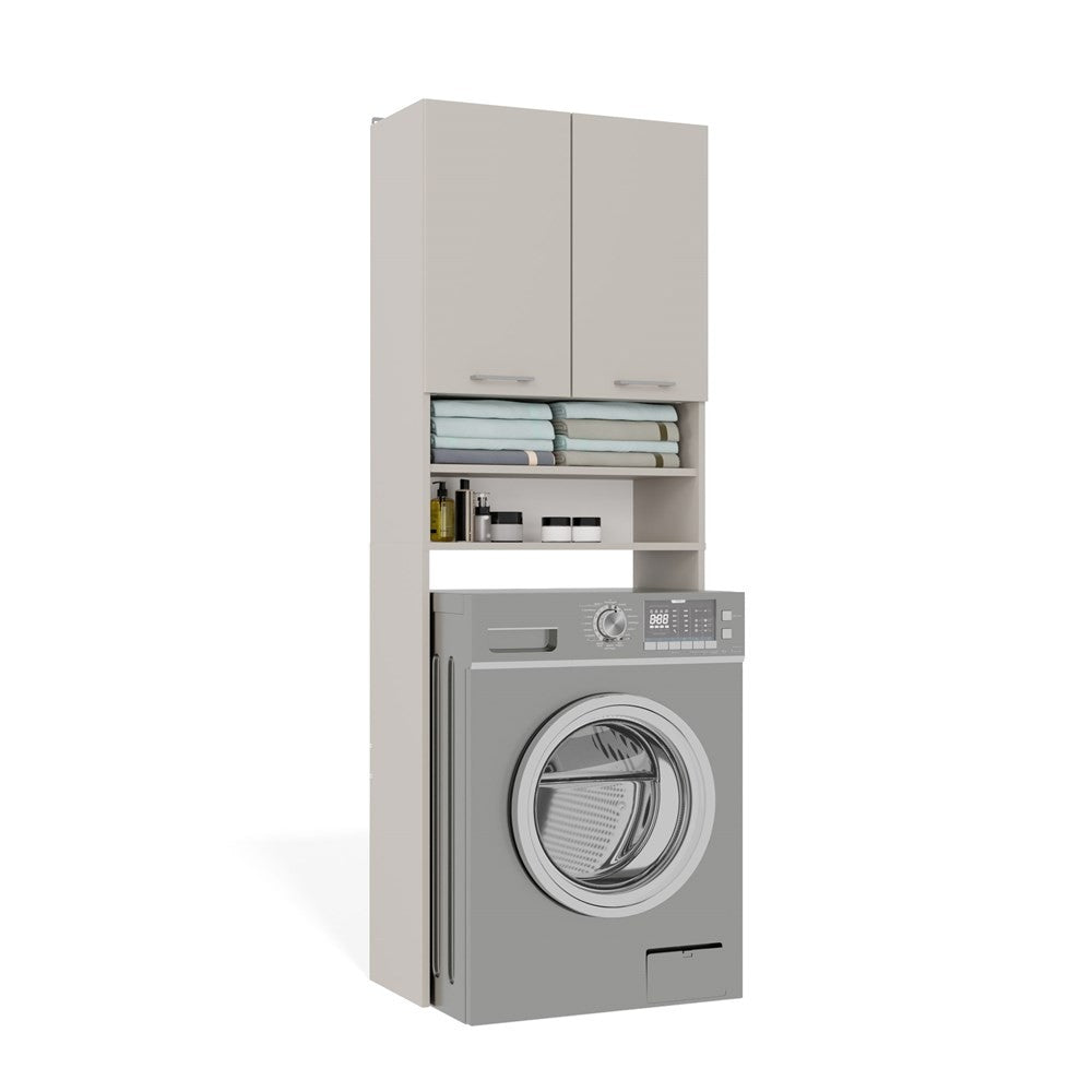Meuble pour machine à laver 180X64X30 cm beige