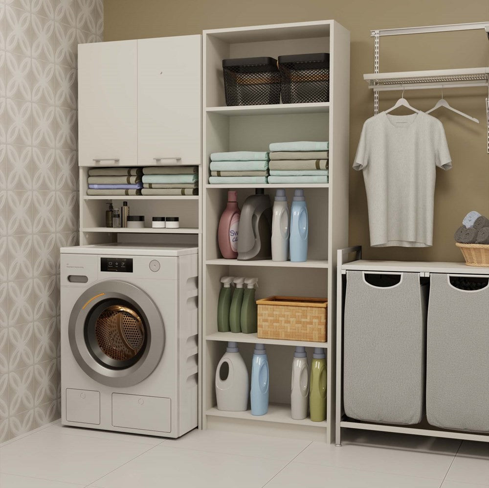 Meuble pour machine à laver 180X64X30 cm beige