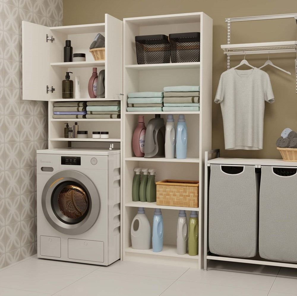 Meuble pour machine à laver 180X64X30 cm beige