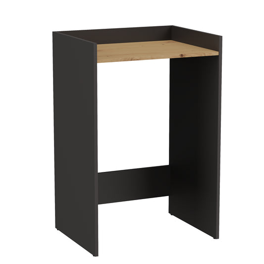 Meuble pour machine a laver 97,5X50X64 cm avec étagère anthracite