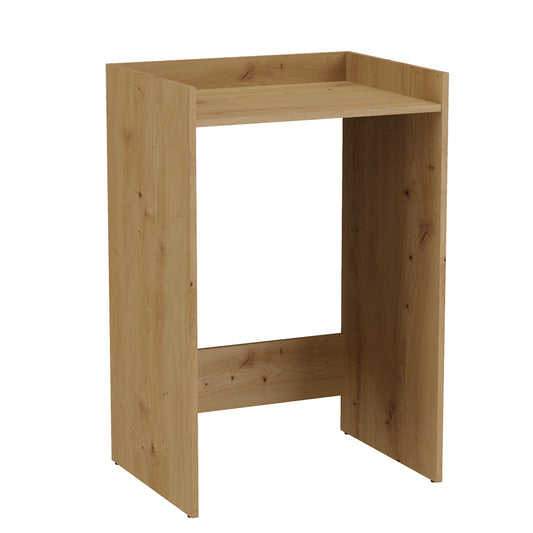 Meuble pour machine a laver 97,5X50X64 cm avec étagère bois artisan