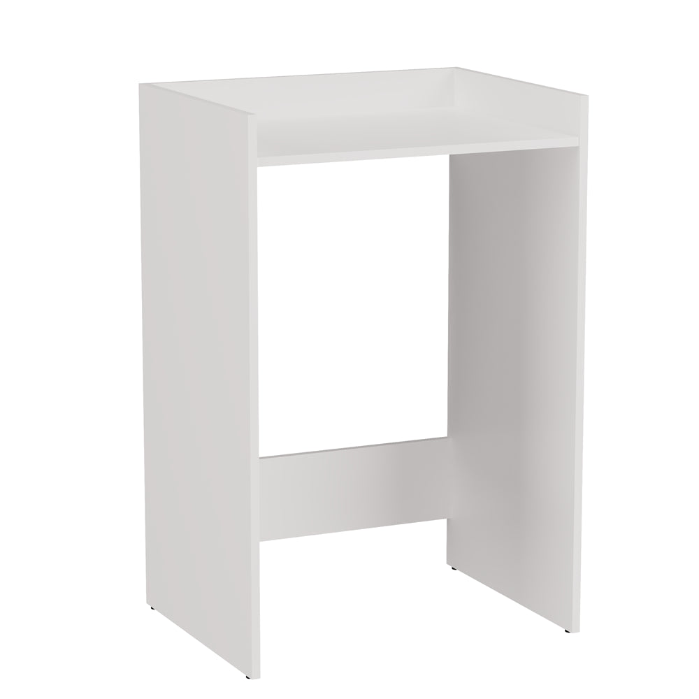 Meuble pour machine a laver 97,5X50X64 cm avec étagère blanc