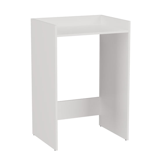 Meuble pour machine a laver 97,5X50X64 cm avec étagère blanc
